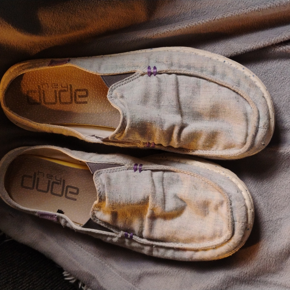 COPY - Hey Dude Women's Casual Slip-On Shoes - Cream
